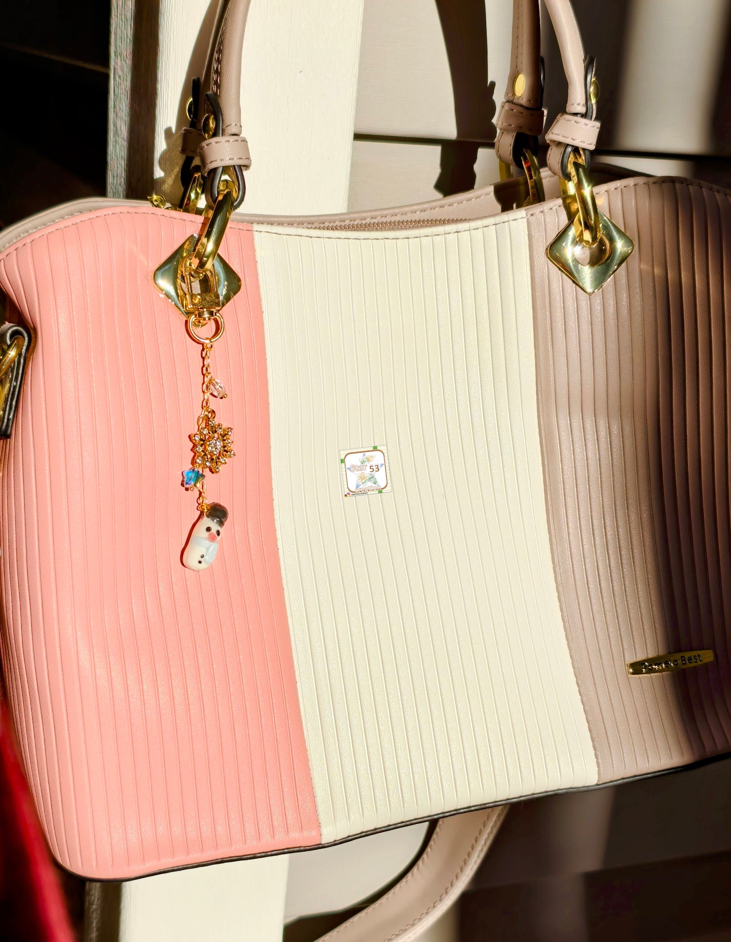 Snowie bag charm