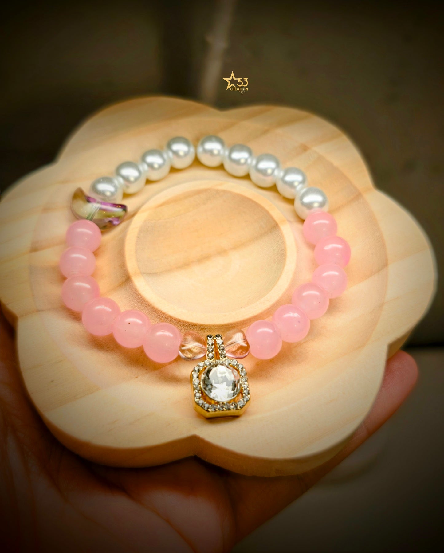 Candyland rhinestone charm bracelet