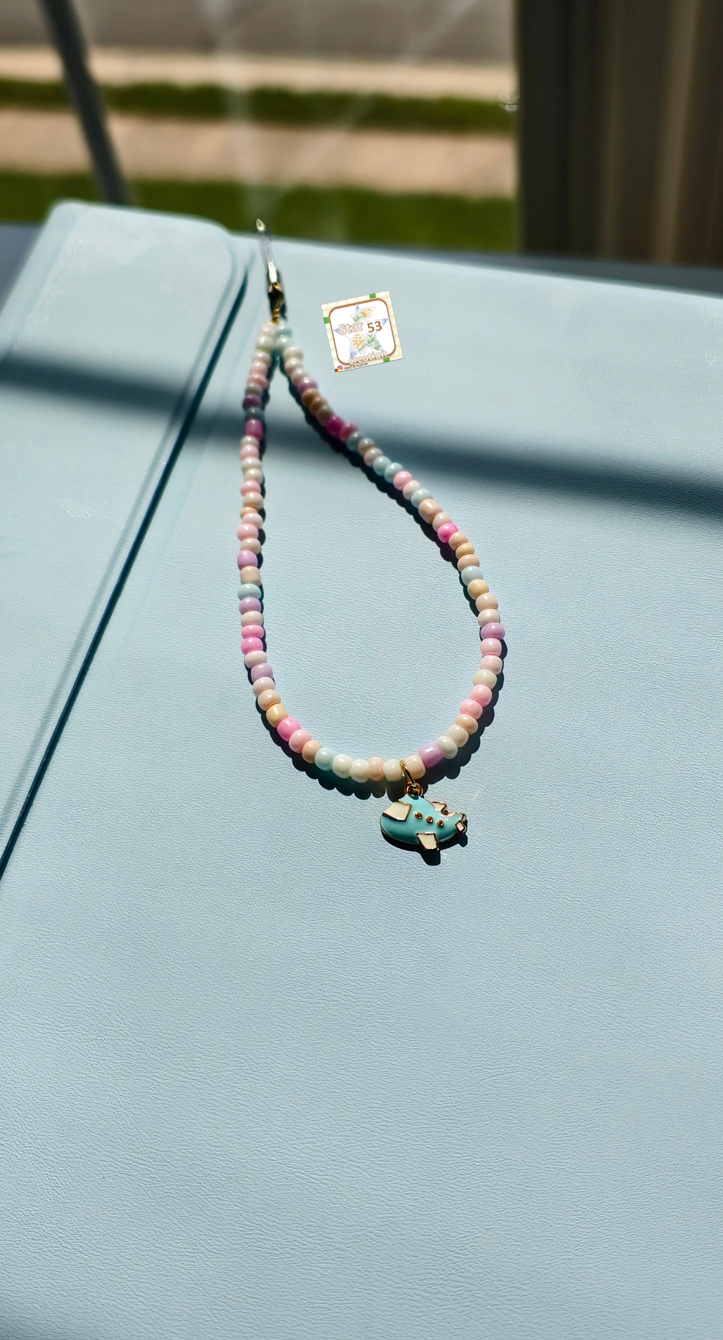 Airplane phone charm