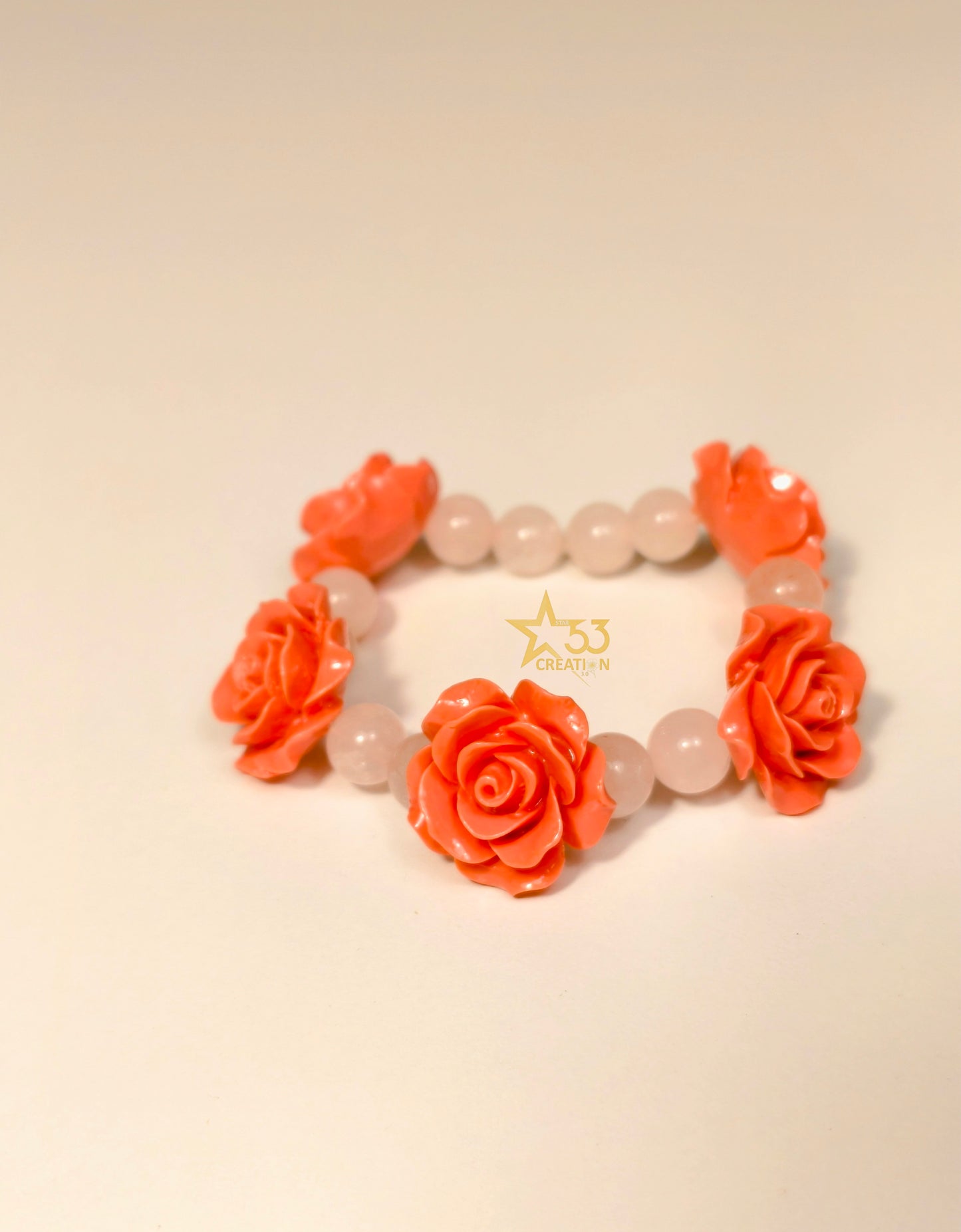 Rosa bracelet, stretchable