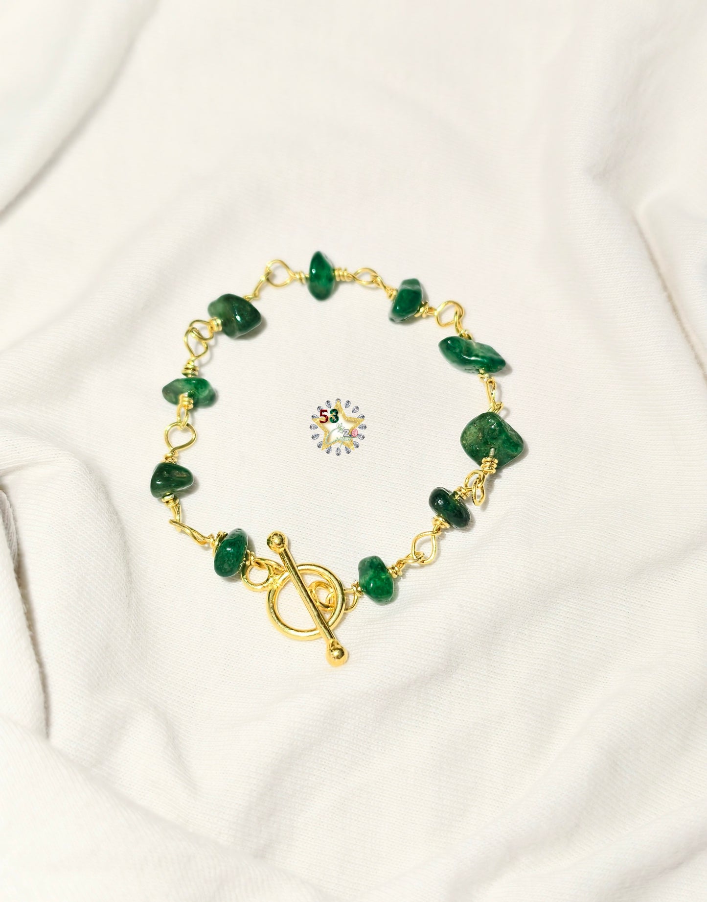 Jadie bracelet, gold plated