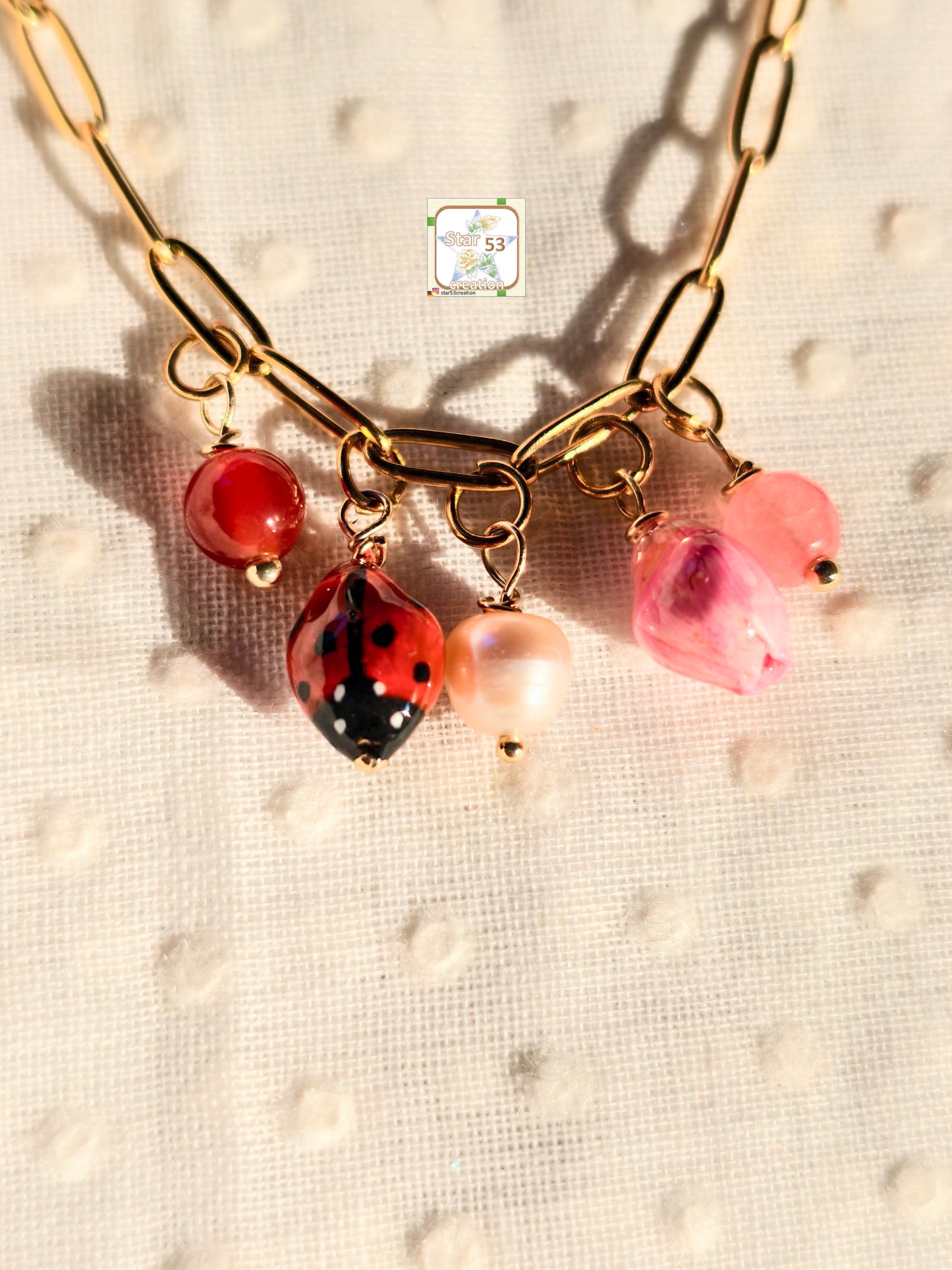 Nature's delight necklace, 16-18 inches