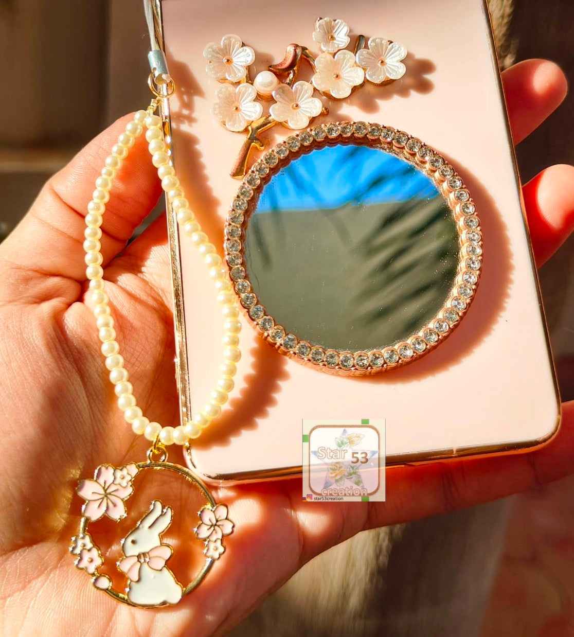 Bunny phone charm