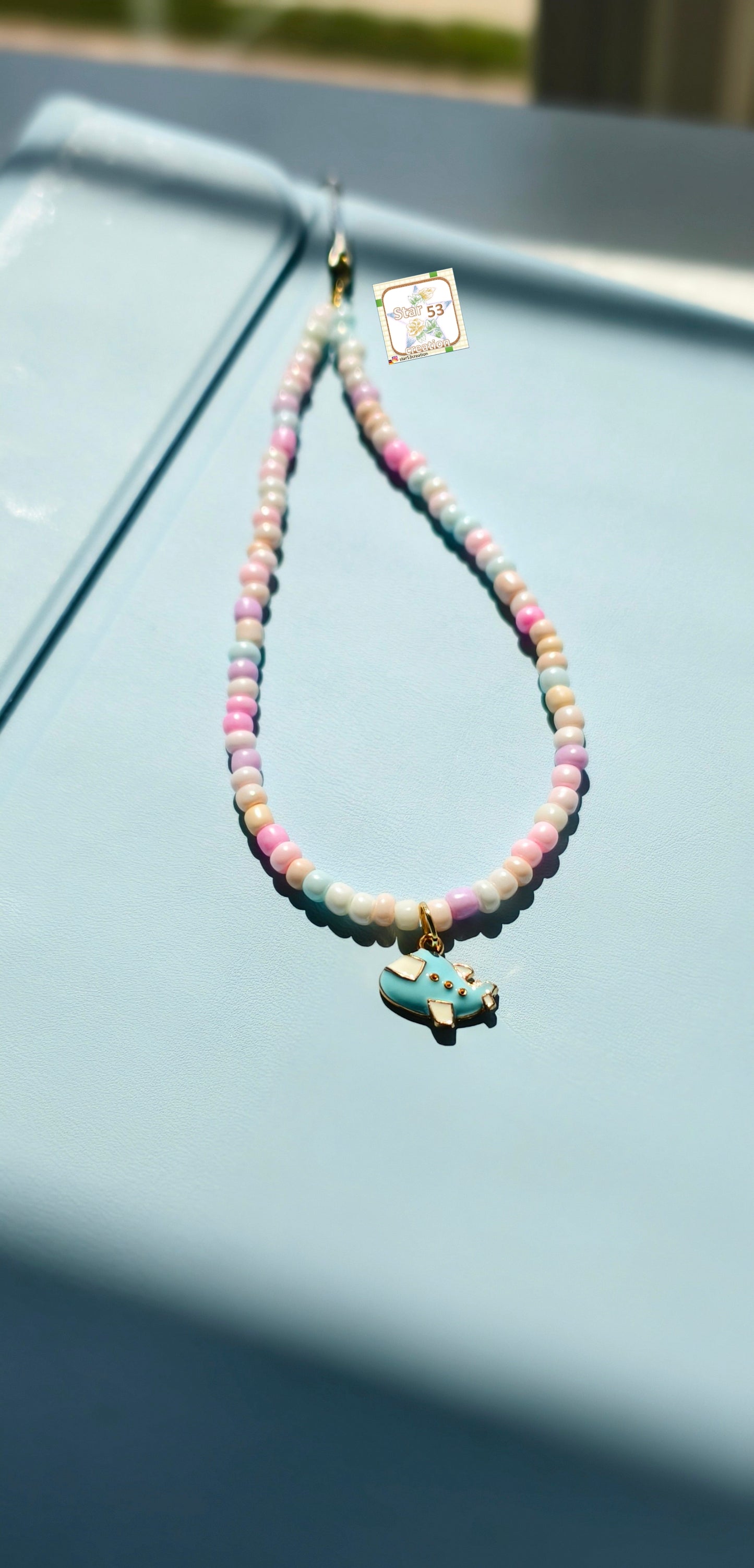 Airplane phone charm