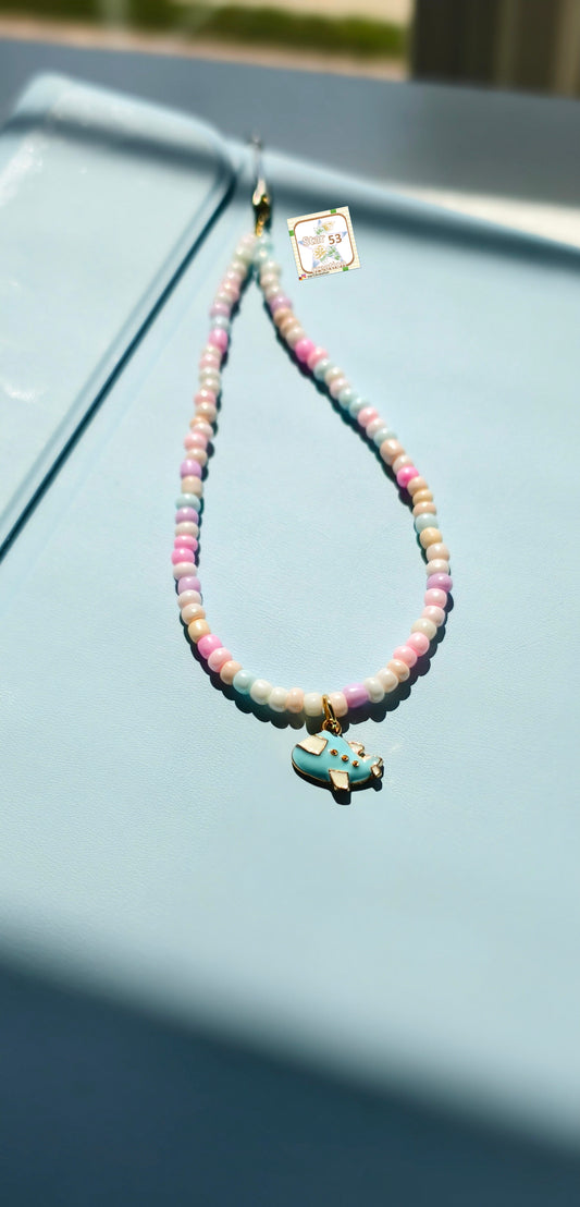 Airplane phone charm