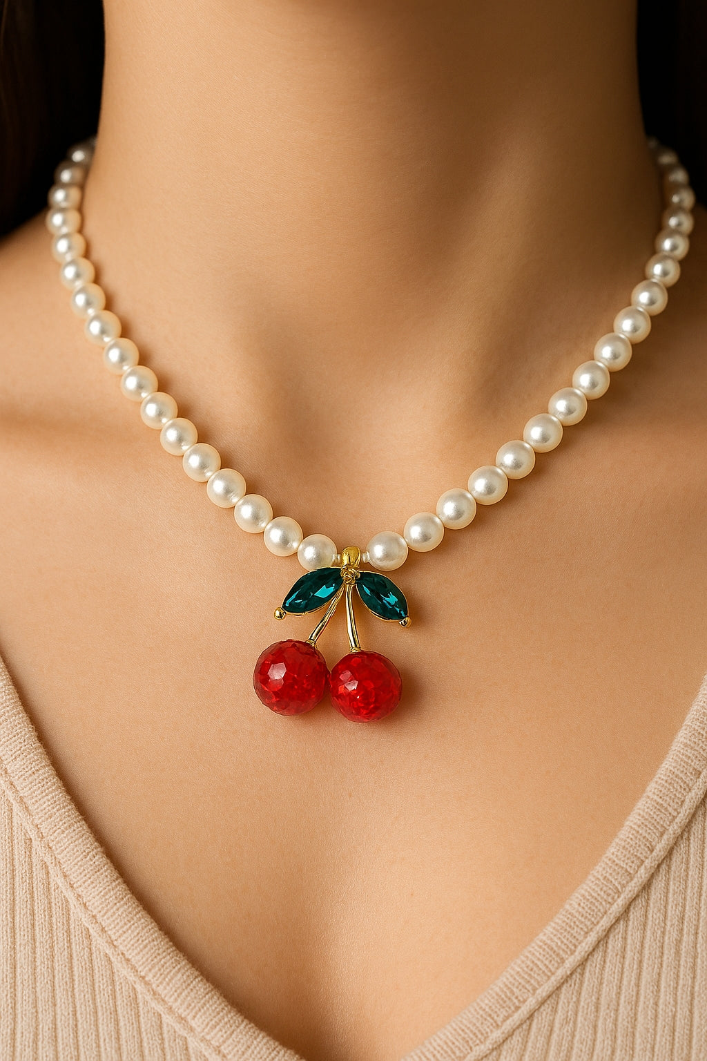 Cherri-licious necklace