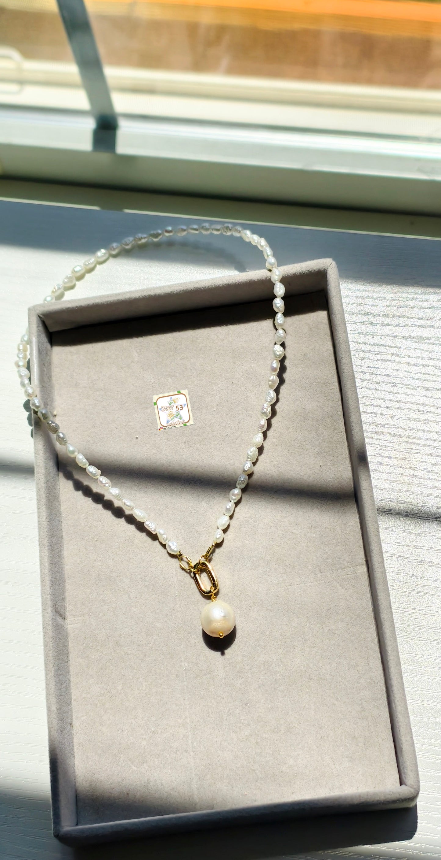 Evangeline freshwater pearl necklace