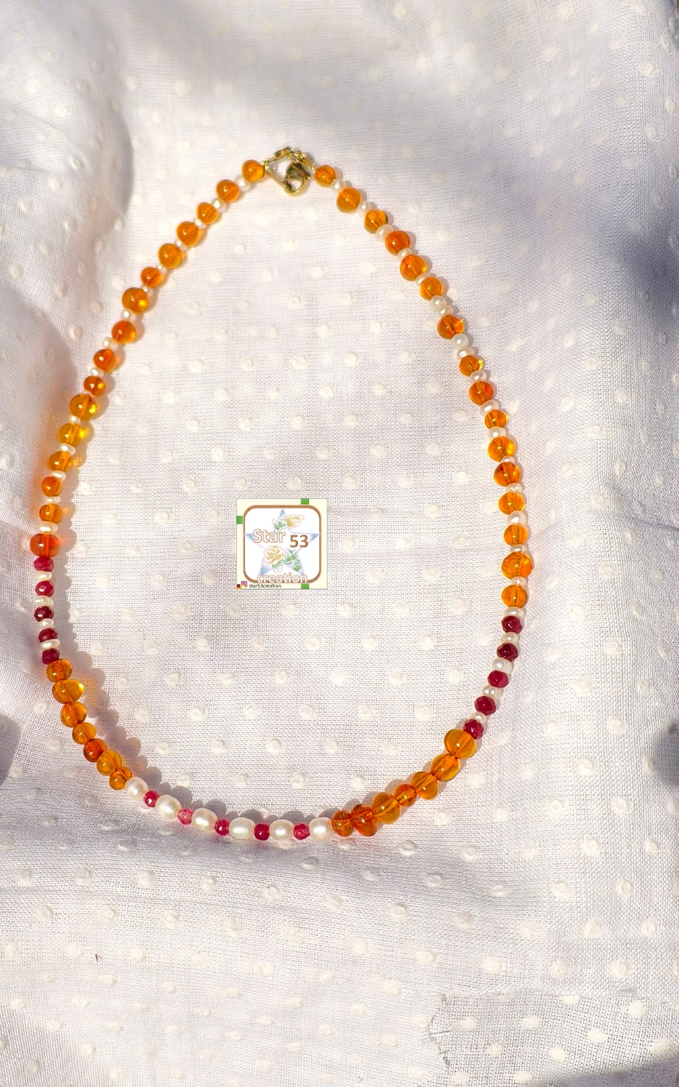 Tawny Baltic Amber necklace, 16-18 inches