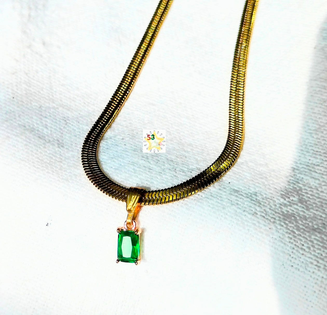 Beryl necklace, 16-18 inches, adjustable