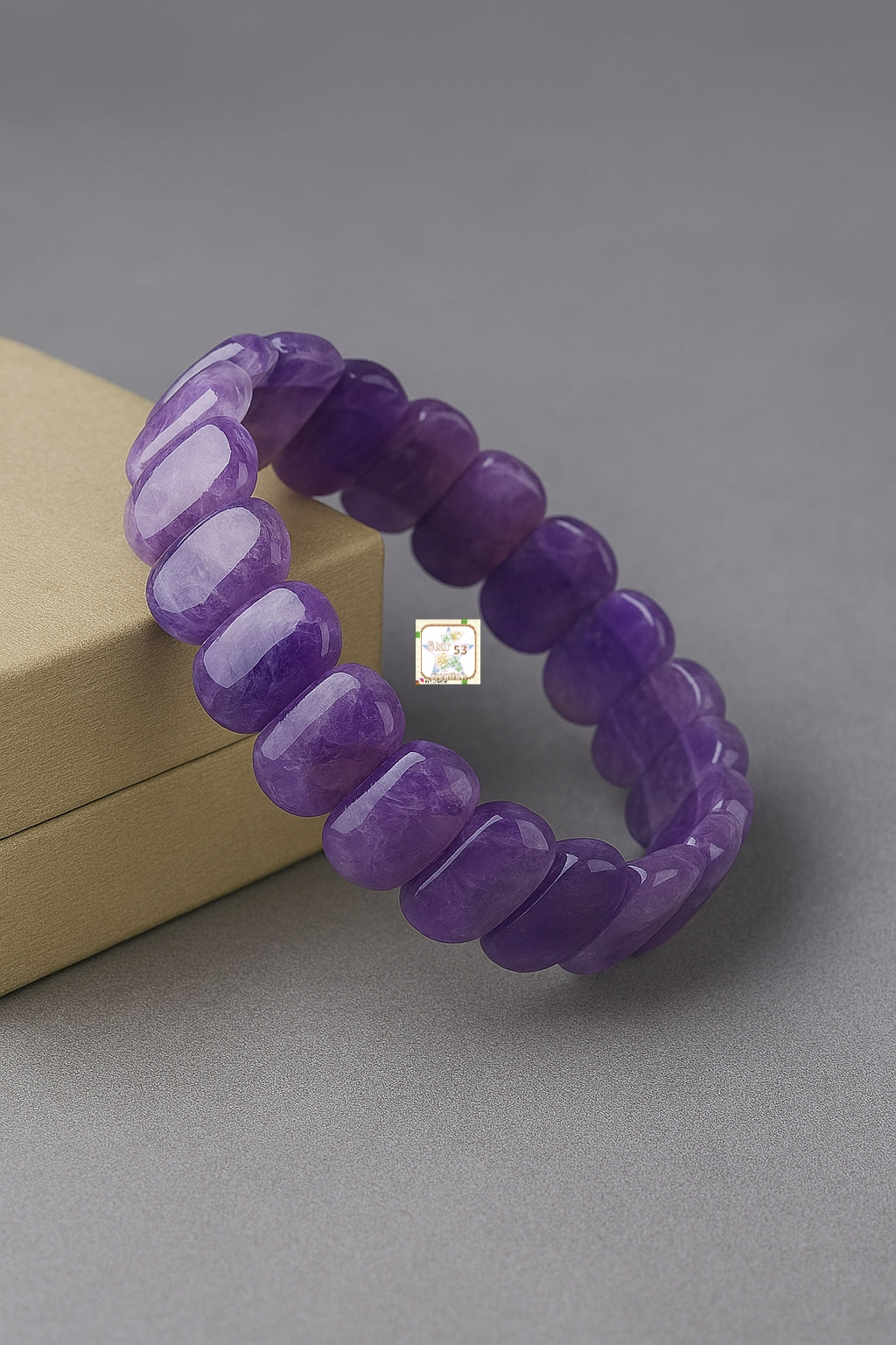 Amethyst bracelet, free size