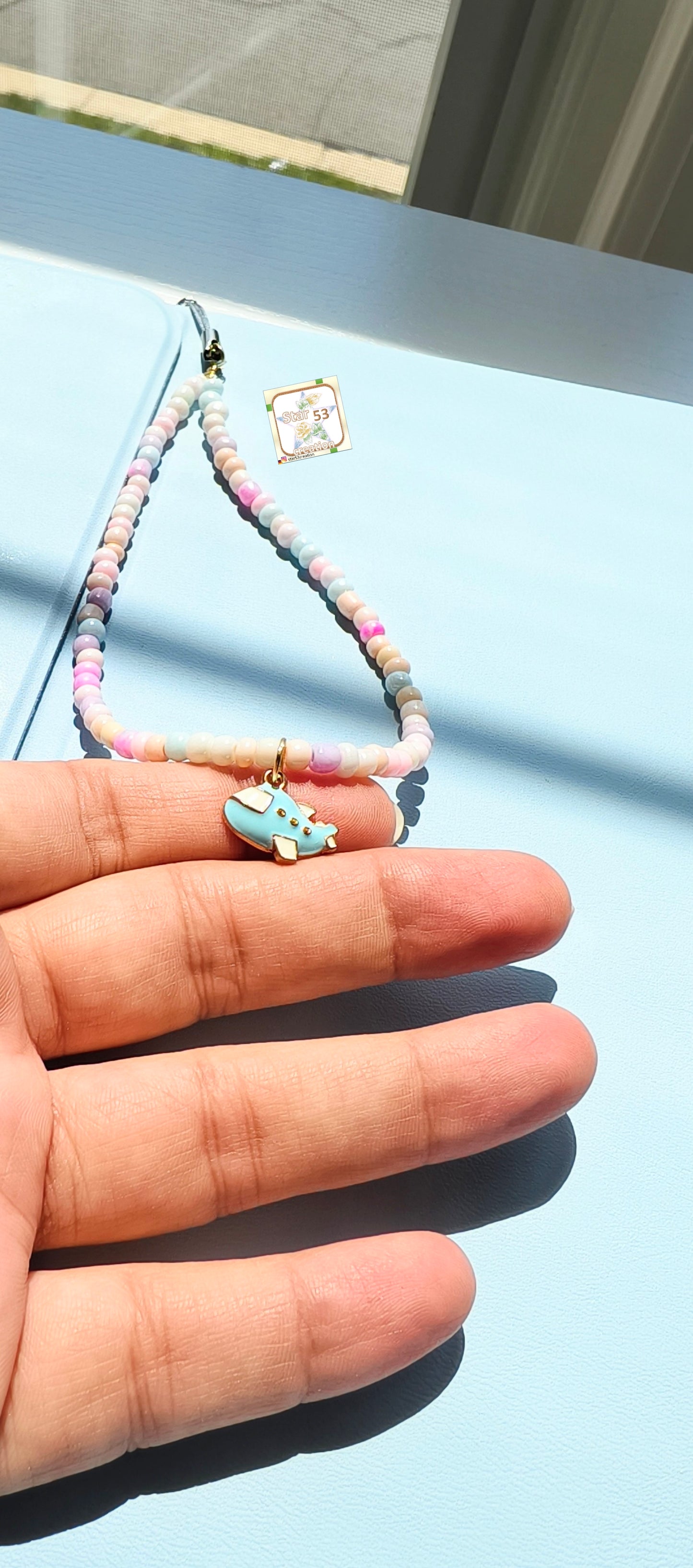 Airplane phone charm
