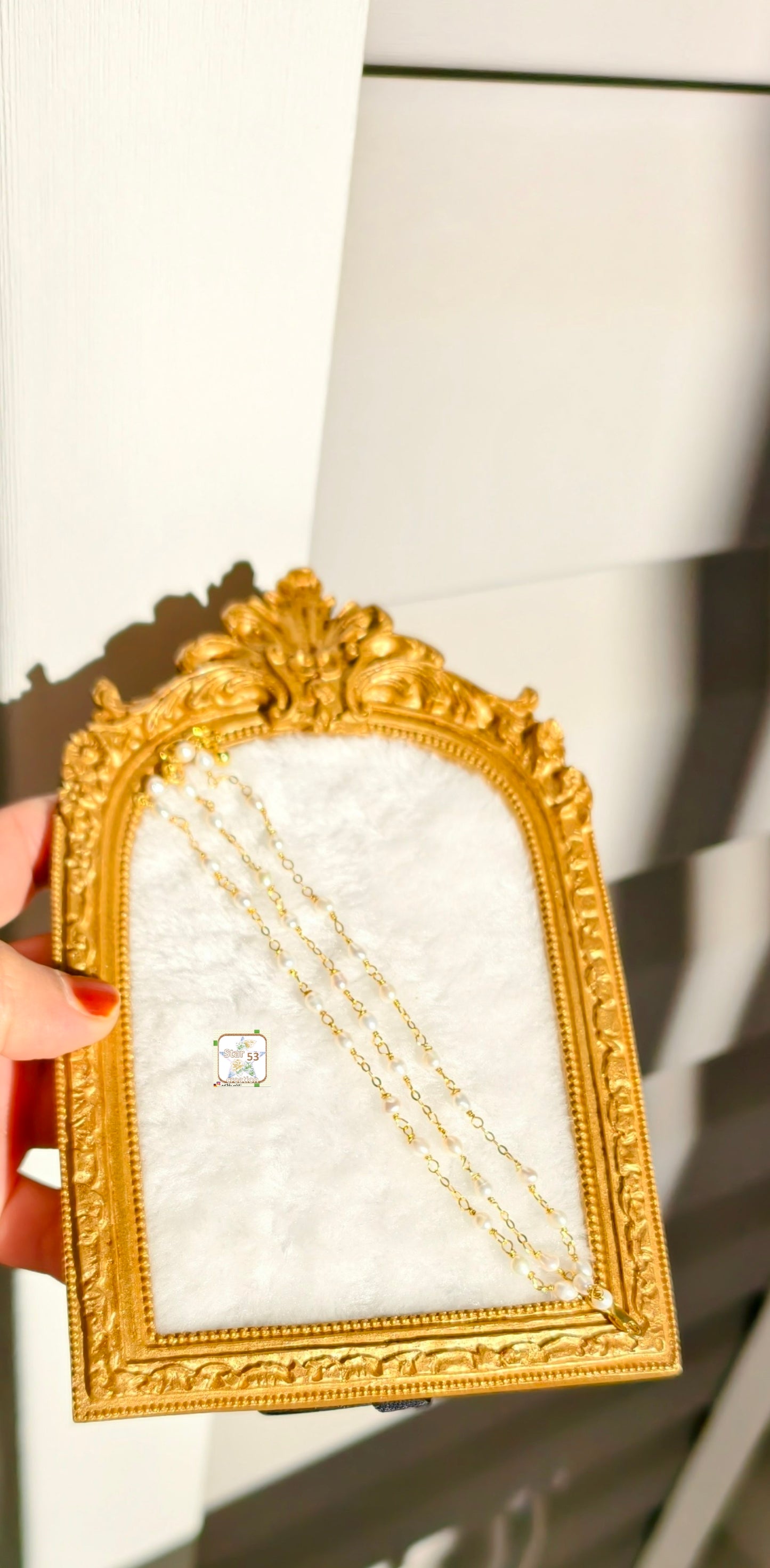 Aureum Margaritae bracelet, 92.5 silver, adjustable