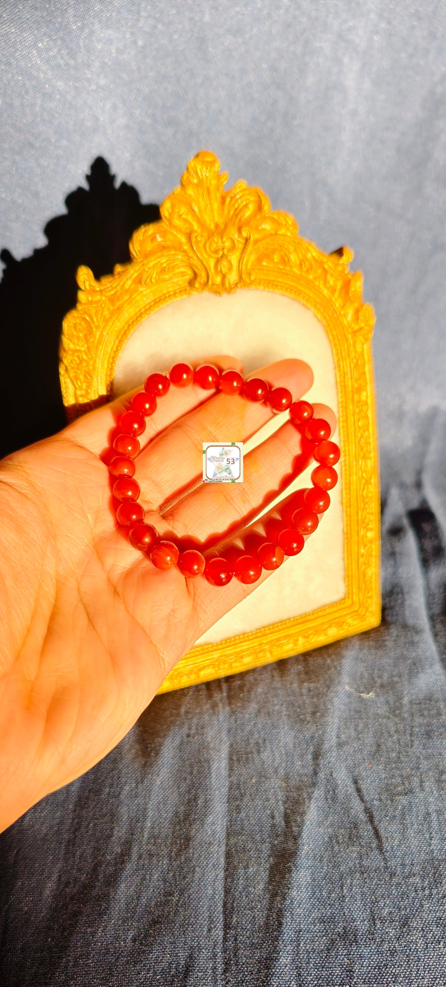 Carnelian bracelet, free size